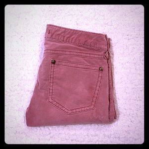 🌺Free People Skinny Fit Mauve Corduroys🌸
